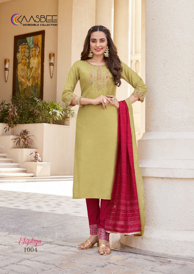 KAASBEE Shophiya 1 Festive Wear Latest Kurti Pant With Dupatta Collection